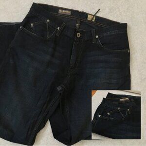 Designer AG Jeans Denim Washed Jeans Red Contrast Stitching | 31 Waist